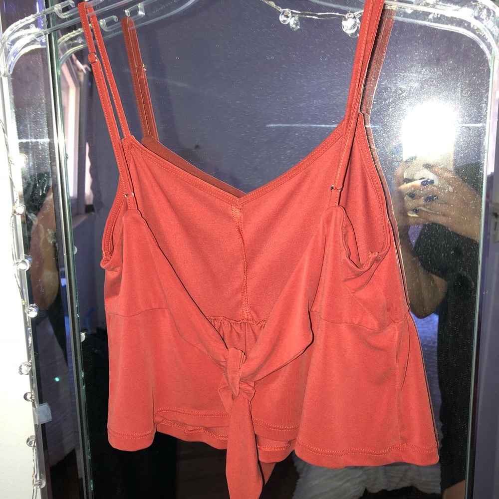 Spaghetti strap crop top
